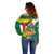 Zimbabwe Independence Day Off Shoulder Sweater Happy 45 Years Of Independence