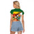 Zimbabwe Independence Day Raglan Cropped T Shirt Happy 45 Years Of Independence