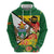 Zimbabwe Independence Day Zip Hoodie Happy 45 Years Of Independence