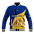 Barbados Baseball Jacket Barbadian Coat Of Arms - Wonder Print Shop