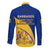 Barbados Long Sleeve Button Shirt Barbadian Coat Of Arms - Wonder Print Shop