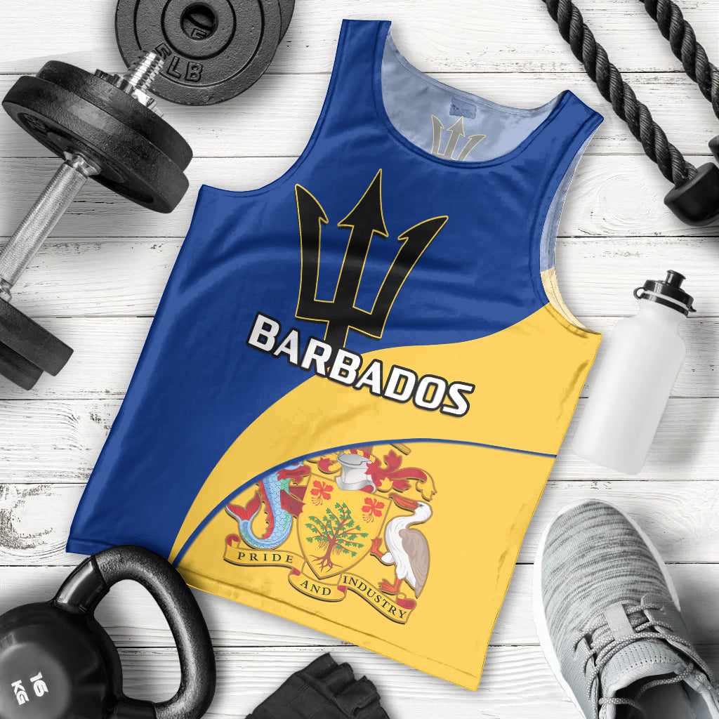 barbados-men-tank-top-barbadian-coat-of-arms