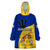 Barbados Wearable Blanket Hoodie Barbadian Coat Of Arms - Wonder Print Shop