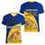 Barbados Women V Neck T Shirt Barbadian Coat Of Arms - Wonder Print Shop