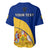 Personalised Barbados Baseball Jersey Barbadian Coat Of Arms - Wonder Print Shop