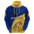 Custom Barbados Hoodie Barbadian Coat Of Arms - Wonder Print Shop