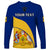 Personalised Barbados Long Sleeve Shirt Barbadian Coat Of Arms - Wonder Print Shop