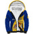 Personalised Barbados Sherpa Hoodie Barbadian Coat Of Arms - Wonder Print Shop