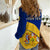 Personalised Barbados Women Casual Shirt Barbadian Coat Of Arms - Wonder Print Shop