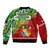 Personalised Australia And Tonga Bomber Jacket Aboriginal Mix Tongan Ngatu Unique Style - Wonder Print Shop