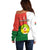 26 June Madagascar Independence Day Off Shoulder Sweater Madagasikara African Pattern - Wonder Print Shop