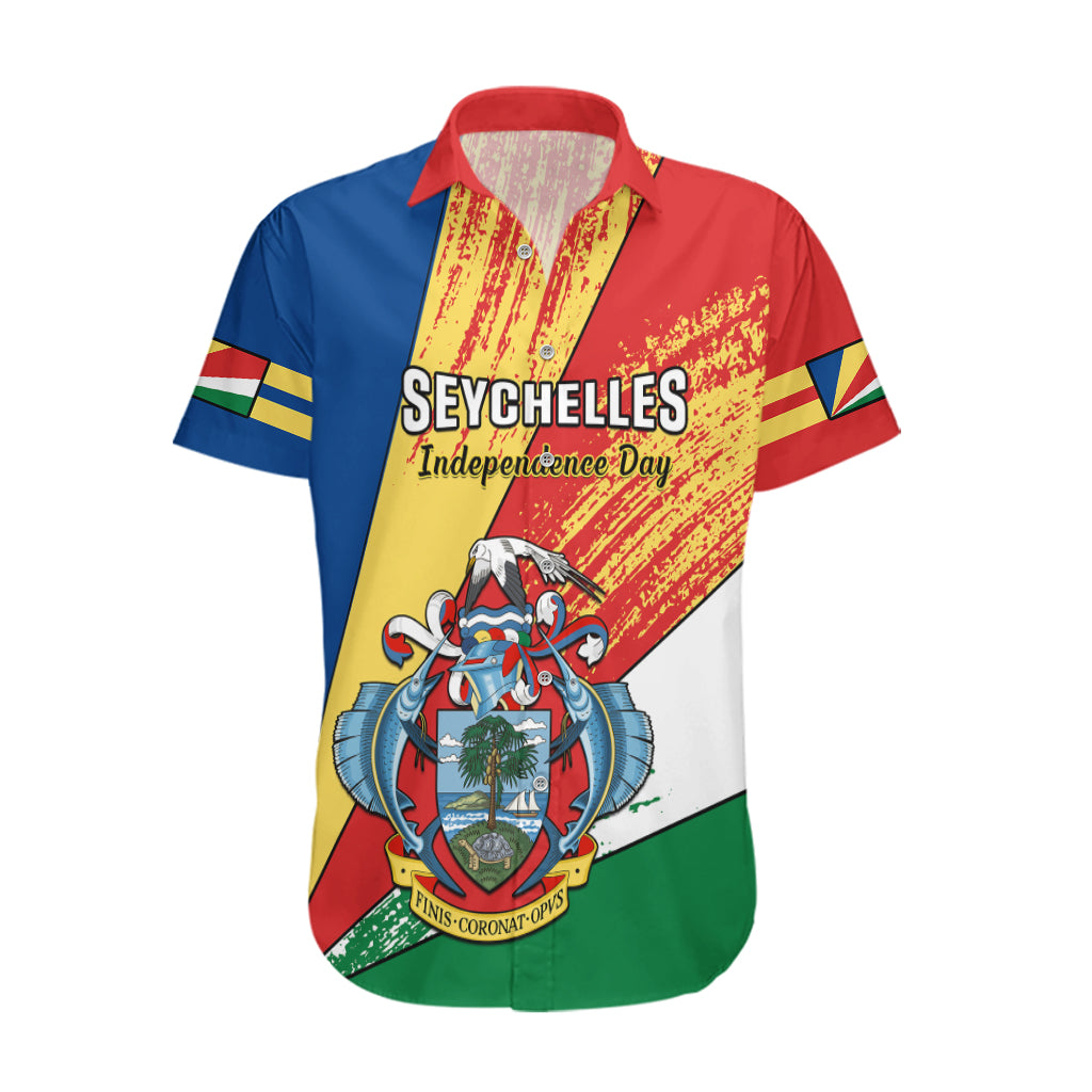 29 June Seychelles Independence Day Hawaiian Shirt Flag Style - Wonder Print Shop