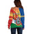 29 June Seychelles Independence Day Off Shoulder Sweater Flag Style - Wonder Print Shop