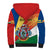 Personalised 29 June Seychelles Independence Day Sherpa Hoodie Flag Style - Wonder Print Shop