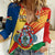 Personalised 29 June Seychelles Independence Day Women Casual Shirt Flag Style - Wonder Print Shop