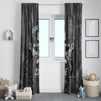 Live Love Rock Skull Window Curtain Retro Grunge Style - Wonder Print Shop