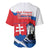 Slovakia Constitution Day Baseball Jersey Slovensko Grassalkovich Palace With Coat Of Arms - Wonder Print Shop