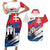 Slovakia Constitution Day Couples Matching Short Sleeve Bodycon Dress and Hawaiian Shirt Slovensko Grassalkovich Palace With Coat Of Arms - Wonder Print Shop