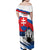 Slovakia Constitution Day Family Matching Off Shoulder Maxi Dress and Hawaiian Shirt Slovensko Grassalkovich Palace With Coat Of Arms - Wonder Print Shop