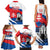 Slovakia Constitution Day Family Matching Tank Maxi Dress and Hawaiian Shirt Slovensko Grassalkovich Palace With Coat Of Arms - Wonder Print Shop