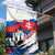 Slovakia Constitution Day Garden Flag Slovensko Grassalkovich Palace With Coat Of Arms - Wonder Print Shop