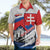 Slovakia Constitution Day Hawaiian Shirt Slovensko Grassalkovich Palace With Coat Of Arms - Wonder Print Shop