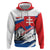 Slovakia Constitution Day Hoodie Slovensko Grassalkovich Palace With Coat Of Arms - Wonder Print Shop