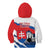 Slovakia Constitution Day Kid Hoodie Slovensko Grassalkovich Palace With Coat Of Arms - Wonder Print Shop