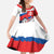 Slovakia Constitution Day Kid Short Sleeve Dress Slovensko Grassalkovich Palace With Coat Of Arms - Wonder Print Shop