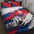 Slovakia Constitution Day Quilt Bed Set Slovensko Grassalkovich Palace With Coat Of Arms - Wonder Print Shop