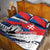 Slovakia Constitution Day Quilt Bed Set Slovensko Grassalkovich Palace With Coat Of Arms - Wonder Print Shop