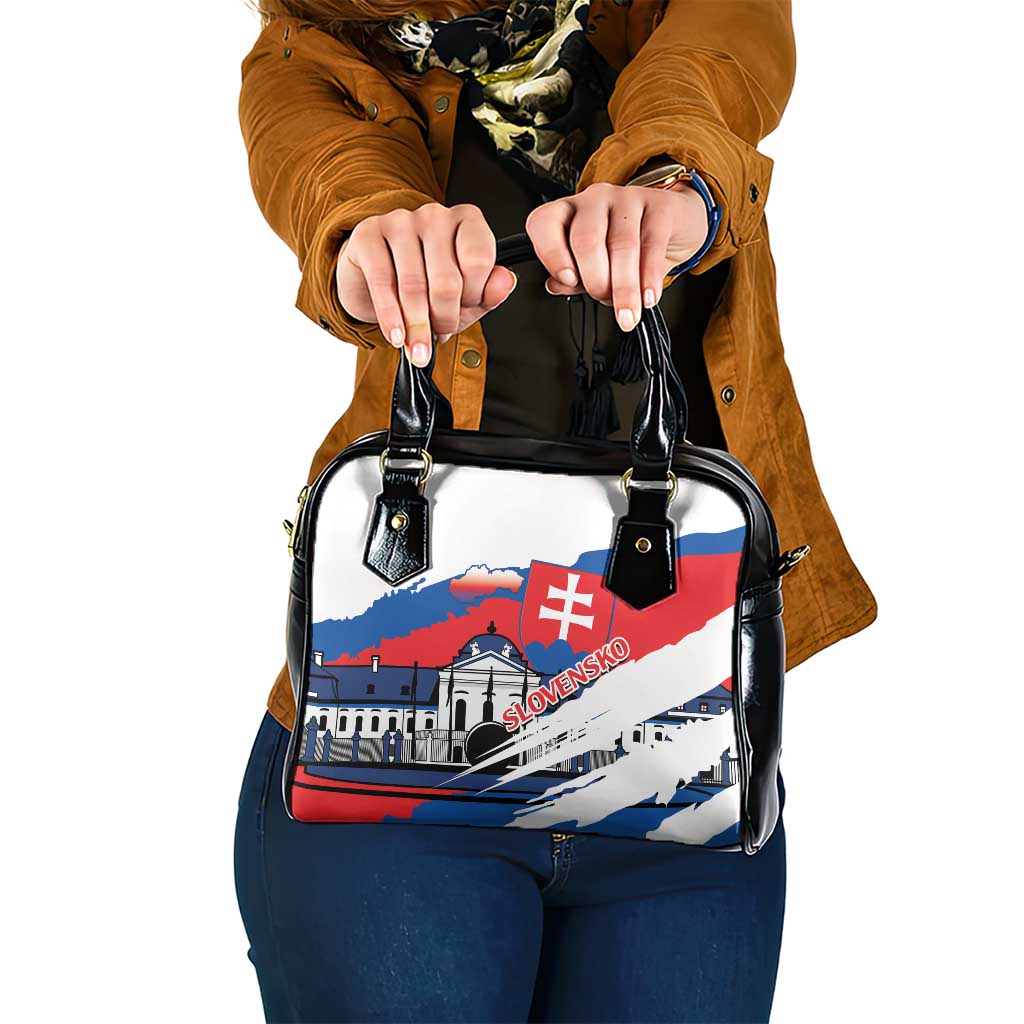 Slovakia Constitution Day Shoulder Handbag Slovensko Grassalkovich Palace With Coat Of Arms