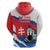 Slovakia Constitution Day Zip Hoodie Slovensko Grassalkovich Palace With Coat Of Arms - Wonder Print Shop