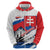 Slovakia Constitution Day Zip Hoodie Slovensko Grassalkovich Palace With Coat Of Arms - Wonder Print Shop