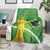 Personalized Brazil Independence Day Blanket Brasil Map Christ The Redeemer 7 De Setembro