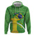 Personalized Brazil Independence Day Zip Hoodie Brasil Map Christ The Redeemer 7 De Setembro - Wonder Print Shop