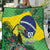 Feliz Dia Da Indepencencia Brazil Quilt Brasil Toucan Tropical Vibes