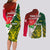 Personalised South Africa And England Rugby Couples Matching Long Sleeve Bodycon Dress and Long Sleeve Button Shirts 2023 Springboks Combine Red Roses Sporty Style - Wonder Print Shop