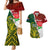 Personalised South Africa And England Rugby Couples Matching Mermaid Dress and Hawaiian Shirt 2023 Springboks Combine Red Roses Sporty Style - Wonder Print Shop