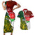 Personalised South Africa And England Rugby Couples Matching Short Sleeve Bodycon Dress and Hawaiian Shirt 2023 Springboks Combine Red Roses Sporty Style - Wonder Print Shop