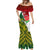 Personalised South Africa And England Rugby Mermaid Dress 2023 Springboks Combine Red Roses Sporty Style - Wonder Print Shop