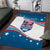 Personalized USA Rowing Area Rug 2024 United States Flag Curve Style - Wonder Print Shop