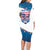 Personalized USA Rowing Family Matching Long Sleeve Bodycon Dress and Hawaiian Shirt 2024 United States Flag Curve Style - Wonder Print Shop