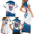 Personalized USA Rowing Family Matching Short Sleeve Bodycon Dress and Hawaiian Shirt 2024 United States Flag Curve Style - Wonder Print Shop