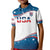 Personalized USA Rowing Kid Polo Shirt 2024 United States Flag Curve Style - Wonder Print Shop