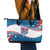 Personalized USA Rowing Leather Tote Bag 2024 United States Flag Curve Style