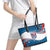 Personalized USA Rowing Leather Tote Bag 2024 United States Flag Curve Style