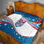 Personalized USA Rowing Quilt 2024 United States Flag Curve Style