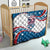 Personalized USA Rowing Quilt 2024 United States Flag Curve Style