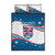 Personalized USA Rowing Quilt Bed Set 2024 United States Flag Curve Style